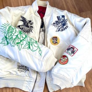 Ed hardy bomber jacket